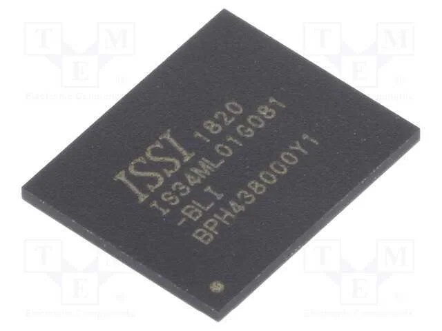 IC: mem&oacute;ria FLASH, 1GbFLASH, parallel 8bit, VFBGA.