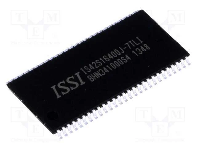 IC: mem&oacute;ria DRAM, 64MbDRAM, 4Mx16bit, 143MHz, 7ns.