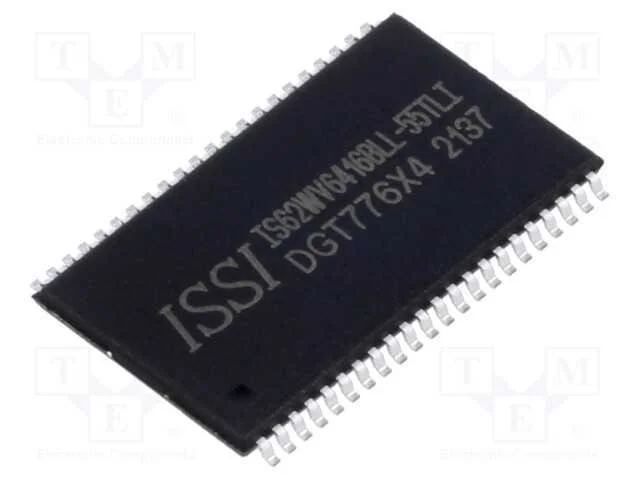 Ic: Mem&oacute;ria Sram; 1mbsram; 64kx16bit; 2,5&divide;3,6v; 55ns; Tsop44 Ii