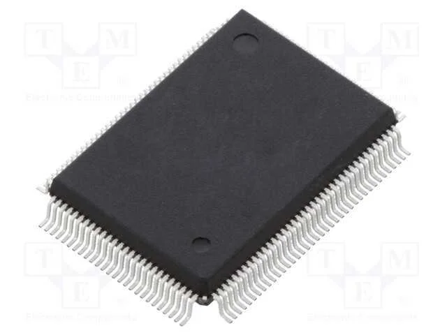 IC: transceptor, 10/100Base-T, MDI,MDI-X,MII, PQF.