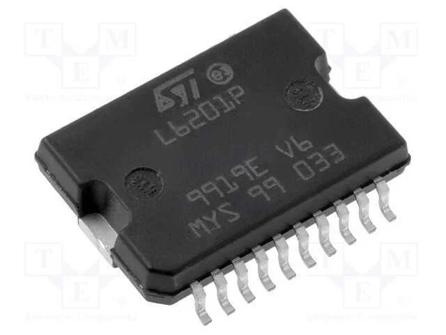 IC: driver, ponte H, controlador do motor, PowerS.