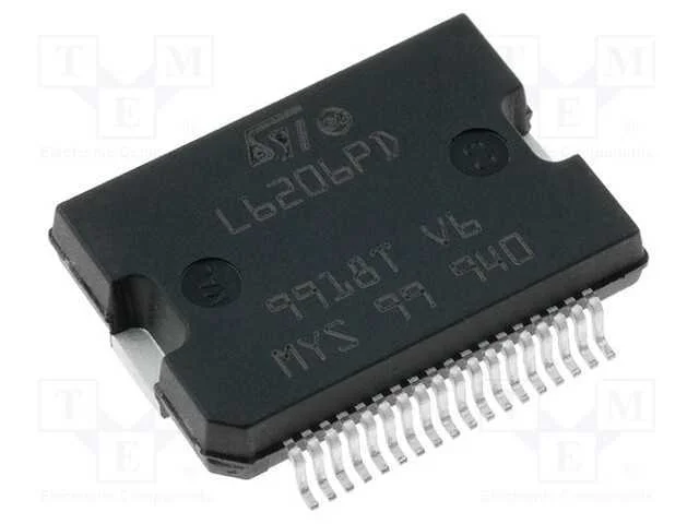 IC: driver, ponte H, controlador do motor, PowerS.