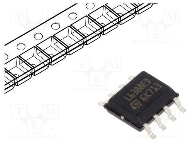IC: driver, push-pull, SO8, 400mA, 580V, Ch: 2, 4.