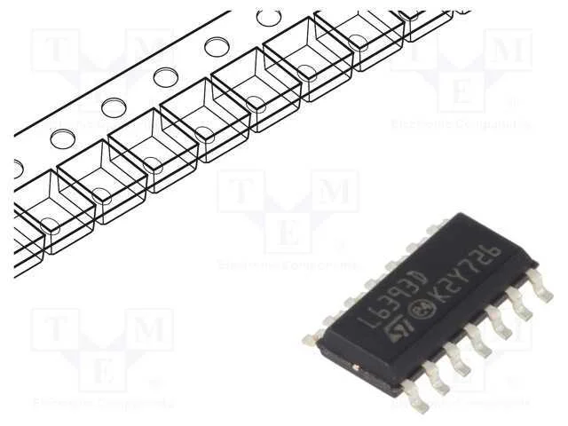 IC: driver, push-pull, SO14, 290mA, 580V, Ch: 2, .