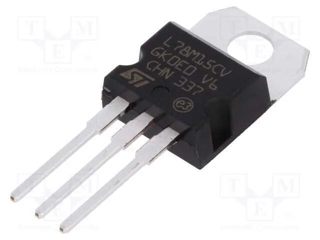 Ic: Estabilizador de Tensão; Linear,Não Regulado; 15v; 0,5a; Tht