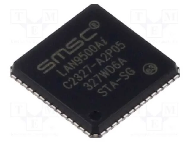 IC: controlador Ethernet, 10/100Base-T, VQFN56, 3.