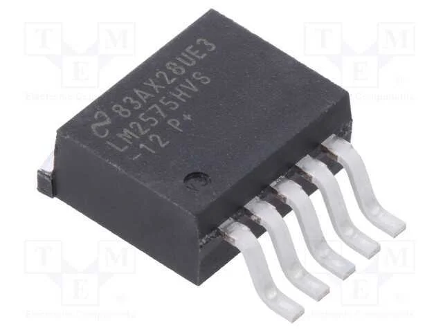 Ic: Pmic; Conversor Dc/Dc; Uent: 4&divide;60vdc; Usai: 12vdc; 1a; To263-5