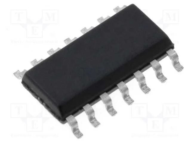 IC: amplificador operacional, 1MHz, Ch: 4, SO14