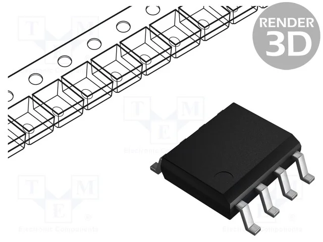 IC: amplificador operacional, 700kHz, 3&divide;36V, Ch: .