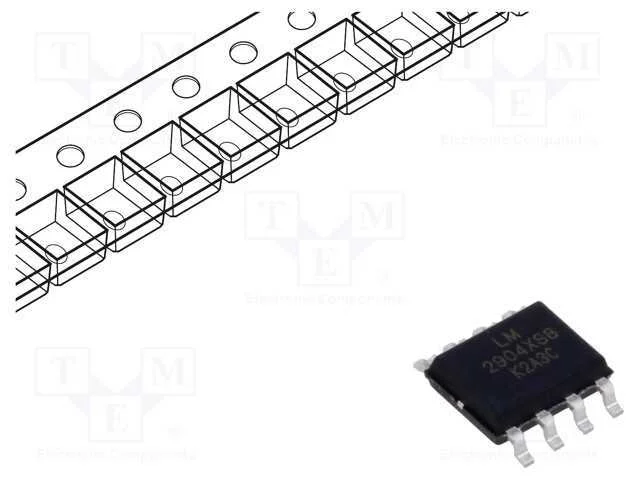 IC: amplificador operacional, SO8, 3&divide;23VDC, IB: 1.
