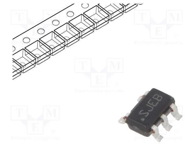 Ic: Pmic; Conversor Dc/Dc; Uent: 2,7÷5,5v; Usai: 3,3v; 0,6a; Sot23-5
