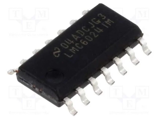 Ic: Amplificador Operacional; 350khz; 4,75÷15,5v; Ch: 4; So14; Tubo