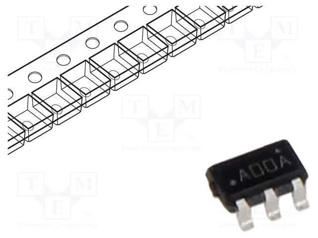 Ic: Amplificador Operacional; 1,1mhz; 2,7÷15,5v; Ch: 1; Sot23-5