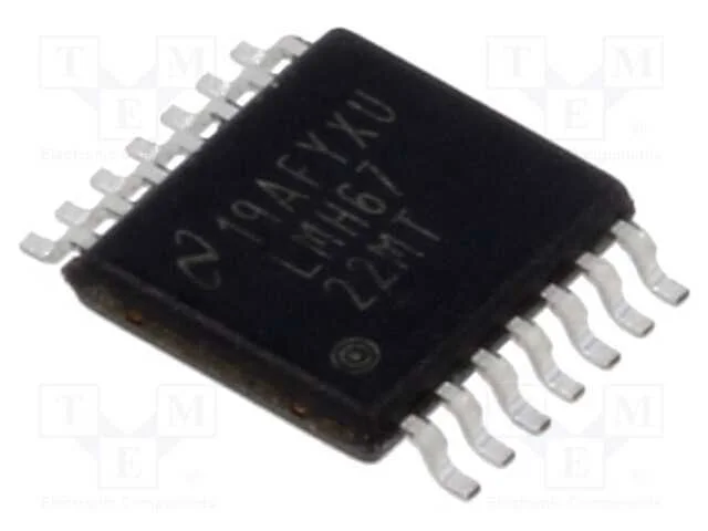 Ic: Amplificador Operacional; 400mhz; Ch: 2; Tssop14; 8÷12,5vdc