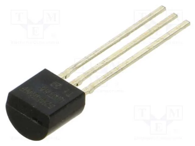 Ic: Sensor de Temperatura; -50÷150°c; To92; Tht; Exat: ±0,4°c