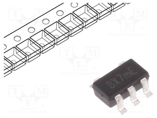 Ic: Amplificador Operacional; 1mhz; 2,7÷5,5v; Ch: 1; Sot25
