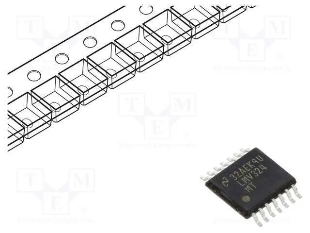 Ic: Amplificador Operacional; 1mhz; 2,7÷5,5v; Ch: 4; Tssop14