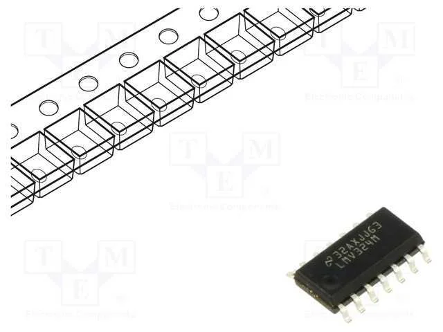Ic: Amplificador Operacional; 1mhz; 2,7÷5,5v; Ch: 4; So14