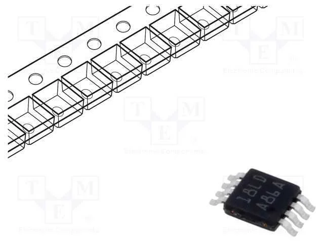 Ic: Amplificador Operacional; 1,5mhz; 1,8÷5,5v; Ch: 2; Vssop8
