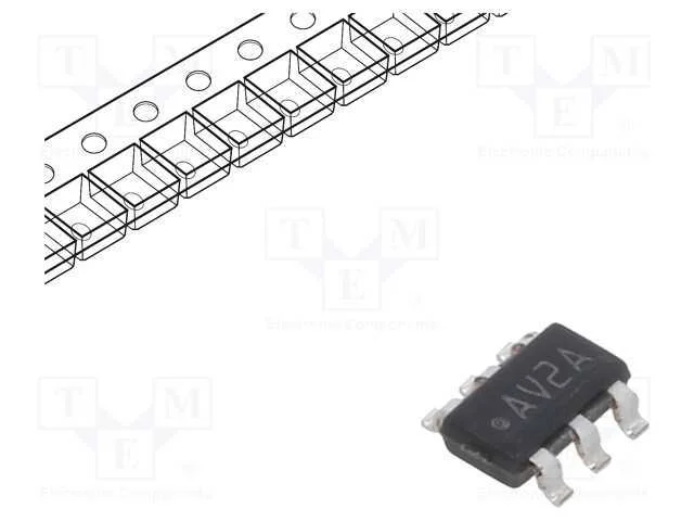 Ic: Amplificador Operacional; 4,6mhz; Ch: 1; Tsot23-6; ±2,7÷5,5vdc