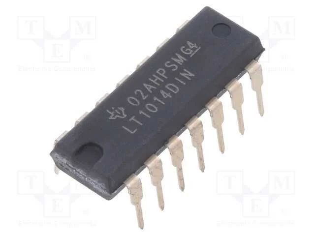 Ic: Amplificador Operacional; 1mhz; Ch: 4; Dip14; ±2÷22vdc,4÷44vdc