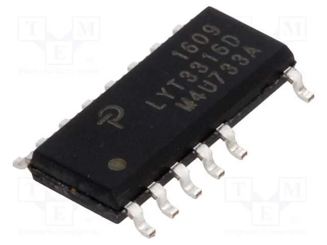Ic: Pmic; Ac/Dc Switcher,Controlador Led; 85÷265v; Ubr: 650v