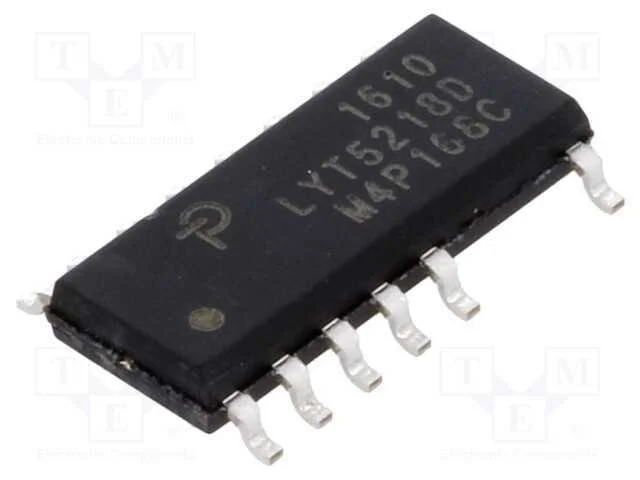Ic: Pmic; Ac/Dc Switcher,Controlador Led; 90÷308v; Ubr: 650v; 2,7o