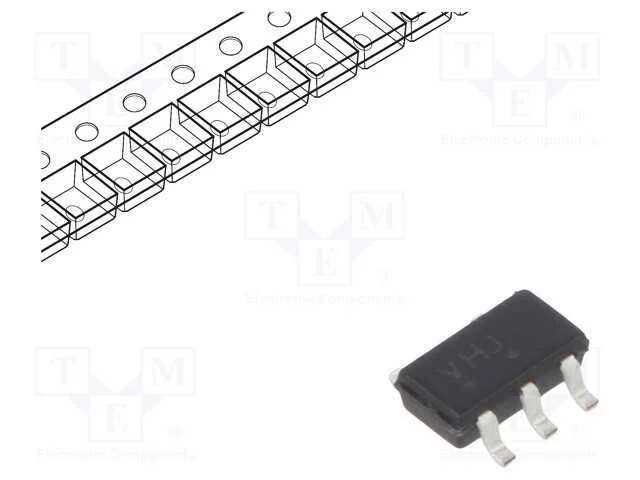 Ic: Digital; Nand; Ch: 1; In: 2; Ttl; Smd; Tsop5; 2÷5,5vdc; -55÷125°c