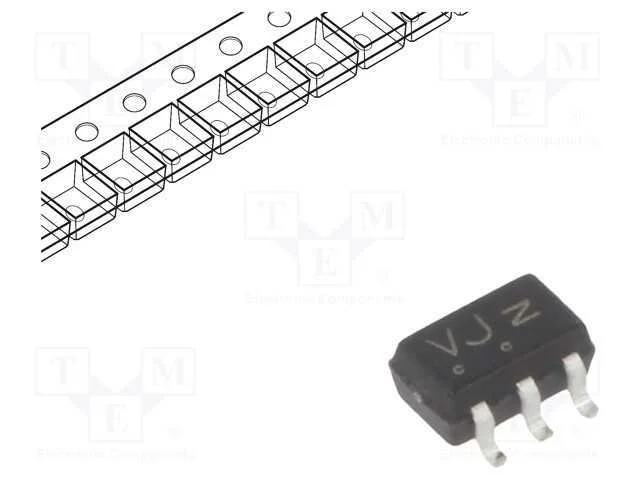 Ic: Digital; Nor; Ch: 1; In: 2; Ttl; Smd; Sc88a; 2÷5,5vdc; -55÷125°c