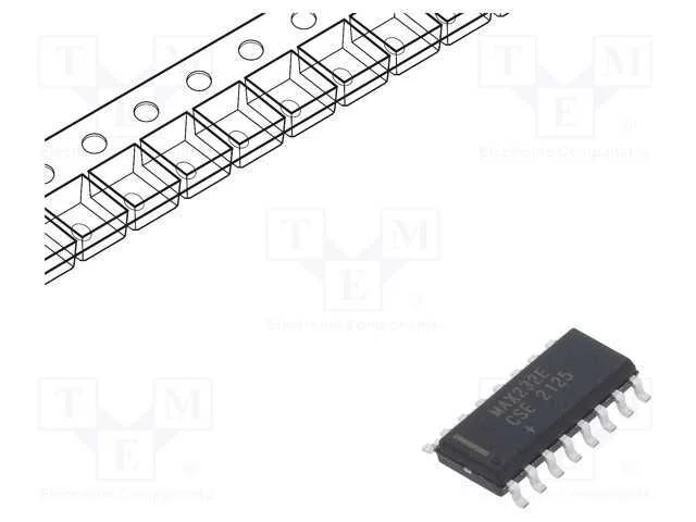 Ic: Interface; Transceptor; Full Duplex,Rs232; 120kbps; So16; 5vdc