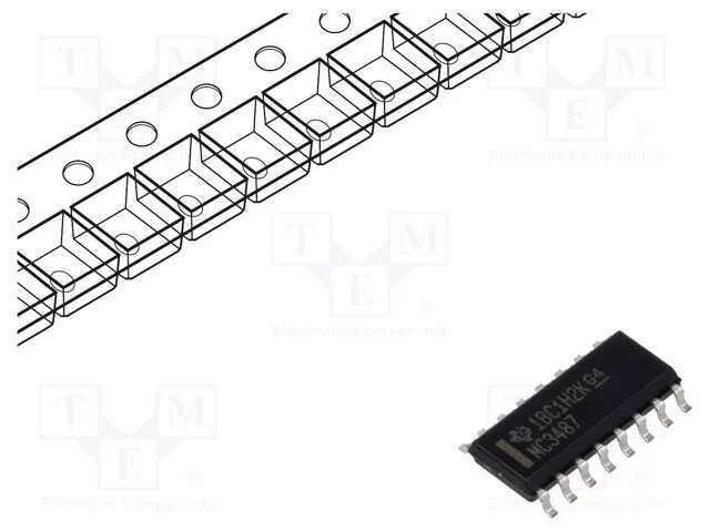 Ic: Interface; Controlador da Linha; Rs422; 10000kbps; Soic16