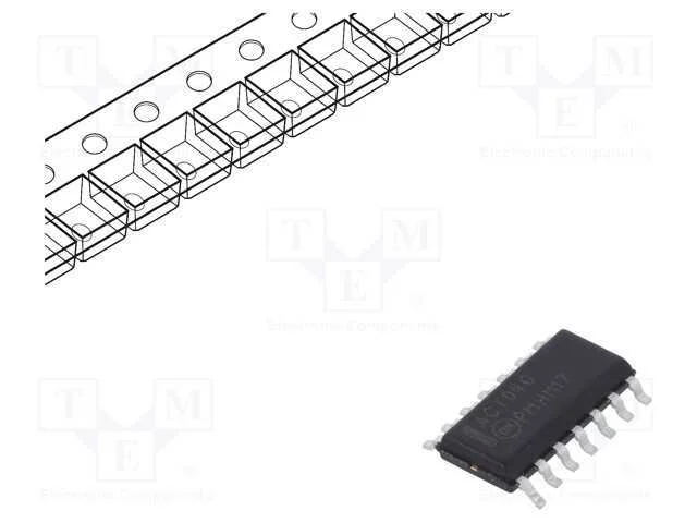 Ic: Digital; Not; Ch: 6; In: 1; Smd; So14; 2÷6vdc; -40÷85°c; Rolo,Fita