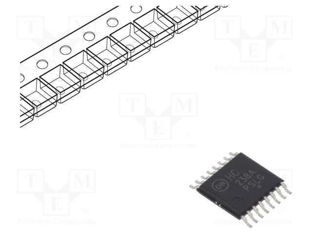 Ic: Digital; Descodificador,Demultiplexor; Ch: 1; Ttl; Smd; Tssop16