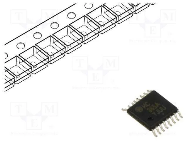 Ic: Digital; 3 Estados,Amort.,Hex; Ch: 6; Cmos; Smd; Tssop16; Hc
