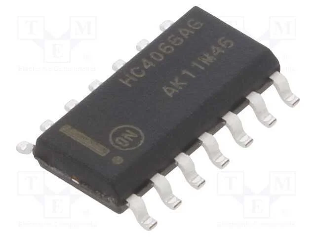 Ic: Comutador Analógico; Demultiplexor,Multiplexor; Ch: 4; So14
