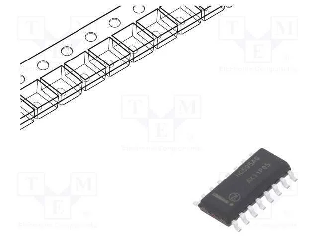 Ic: Digital; Registo de Deslocamento,Fileira em Série; Ch: 1; Smd