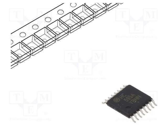 Ic: Digital; Registo de Deslocamento,Fileira em Série; Ch: 1; Smd