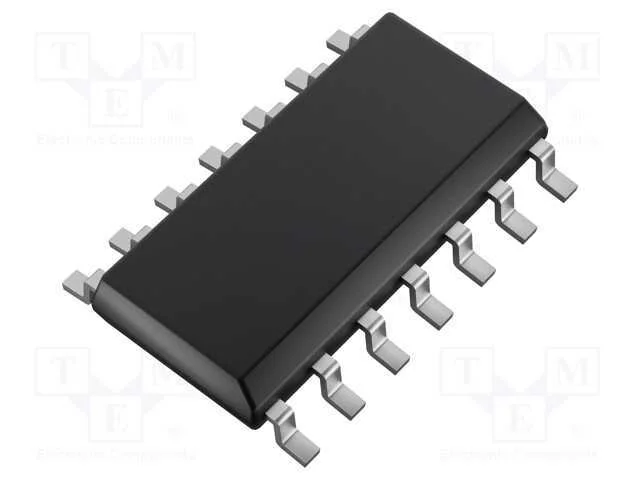 Ic: Digital; 3 Estados,Amort; Ch: 4; In: 2; Cmos,Ttl; Smd; Soic14; Hct