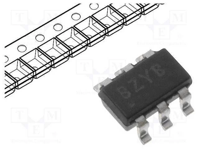 Ic: Pmic; Conversor Dc/Dc; Uent: 0,65÷5,5vdc; Usai: 2÷5,5vdc; 1a