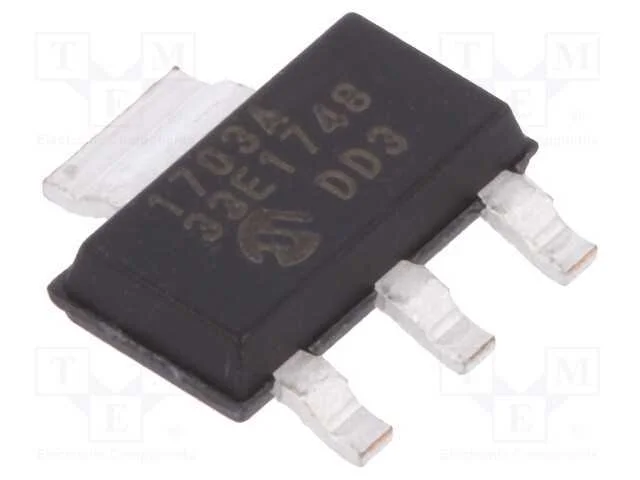Ic: Estabilizador de Tensão; Ldo,Linear,Não Regulado; 3,3v; Smd