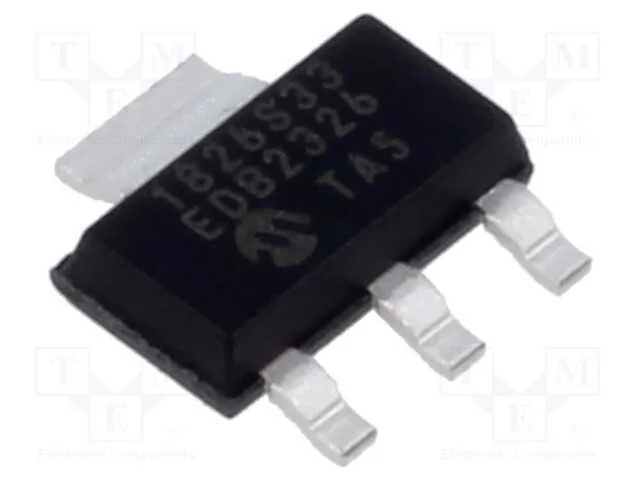 Ic: Estabilizador de Tensão; Ldo,Linear,Não Regulado; 3,3v; 1a
