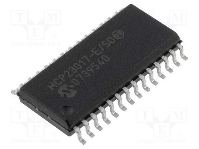 Ic: Interface; Extensão I/O; 1,7mbps; 1,8÷5,5vdc; I2c; Smd; So28