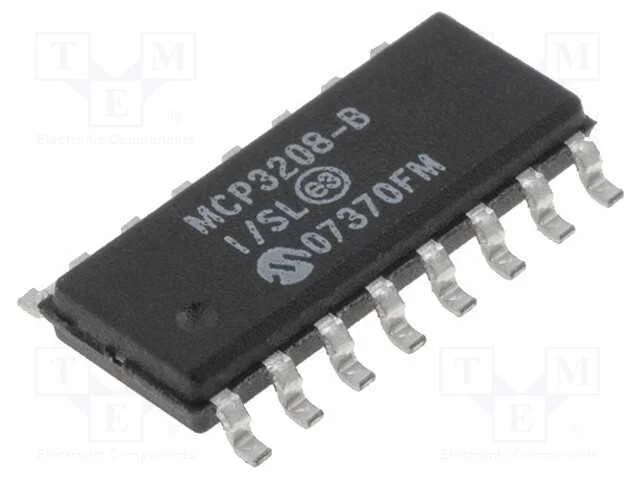 Ic: Conversor A/D; Ch: 8; 12bit; 100ksps; 2,7÷5,5v; So16