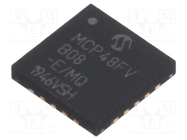 Ic: Conversor D/A; 8bit; Ch: 8; 2,7÷5,5v; Vqfn20; -40÷125°c