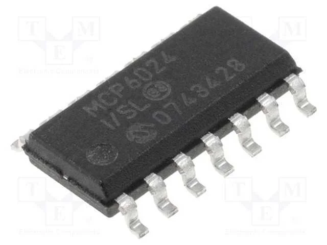 Ic: Amplificador Operacional; 10mhz; Ch: 4; So14; 2,5÷5,5vdc; Tubo
