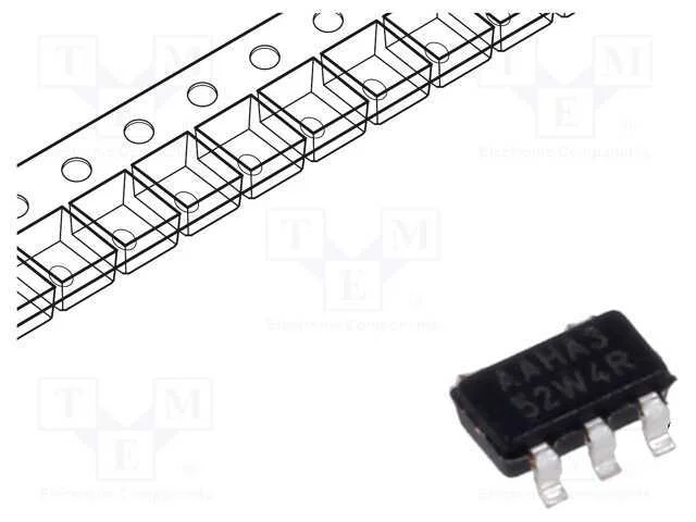 Ic: Amplificador Operacional; 10mhz; Ch: 1; Sot23-5; 2,5÷5,5vdc