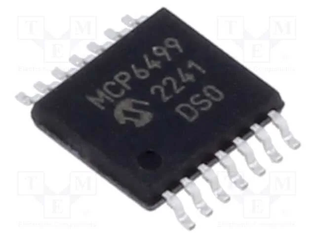 Ic: Amplificador Operacional; 30mhz; Ch: 4; Tssop14; 1,8÷5,5vdc