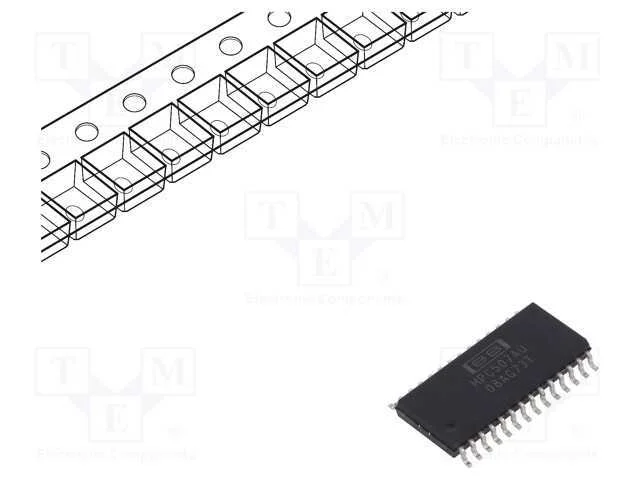 Ic: Comutador Analógico; Multiplexor; 8: 1; Ch: 2; So28; ±15vdc