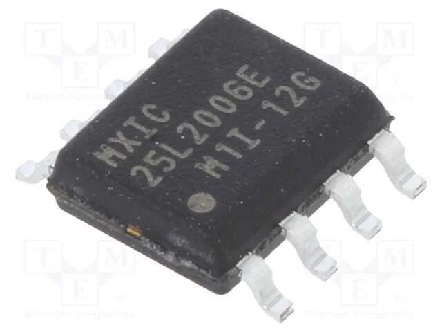 IC: memória FLASH, 2MbFLASH, SPI, 86MHz, 2,7÷3,6V.