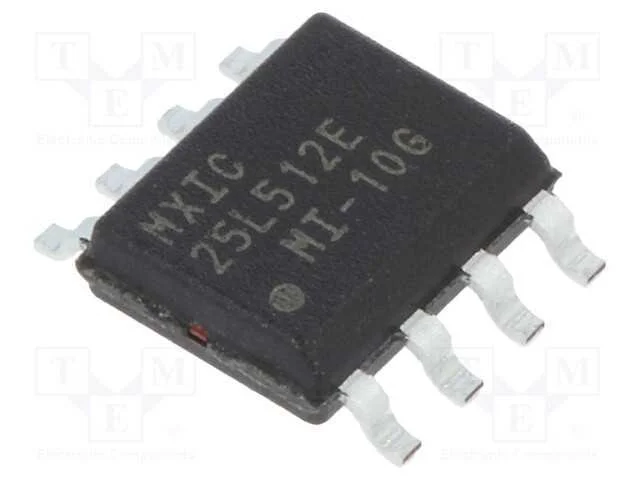 IC: memória FLASH, 512kbFLASH, SPI, 104MHz, 2,7÷3.